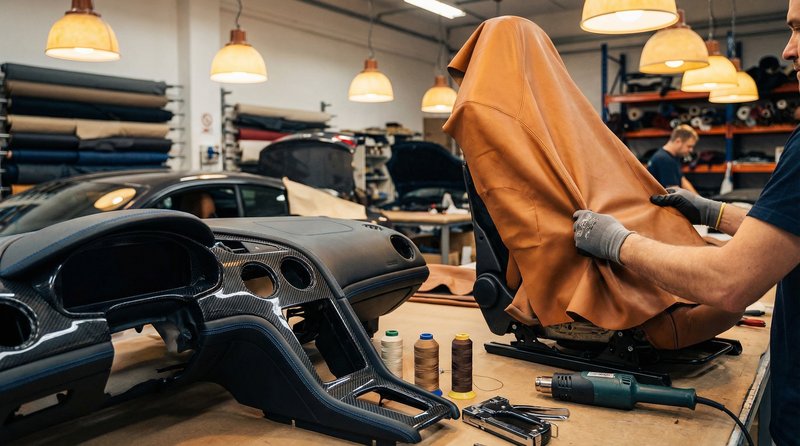 好色姐姐改装视频教程：豪华内饰改装